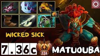 Huskar  - Wicked sick - MATUOUBA - 7.36c - Immortal Dota 2 Pro Plays