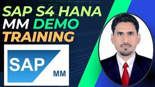 SAP S/4 HANA - MM Demo | SAP MM Training for Beginners | SAP S4 HANA