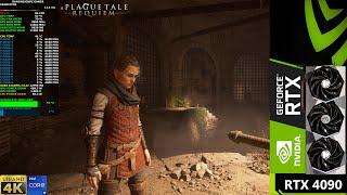 A Plague Tale Requiem Ultra Ray Tracing 4K DLSS3 | RTX 4090 | i9 13900K 6.1GHz