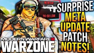 WARZONE: Surprise META UPDATE PATCH NOTES & New Gameplay Changes! (WARZONE META Update)