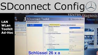 SDconnect C4 Mux Einbuchen mit LAN / WLAN - Ad-Hoc - Toolkit und IP Config in 5 Schritten (Xentry)