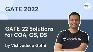 GATE-22 Solutions for COA, OS, DS | Vishvadeep Gothi