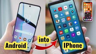 Convert any Android into IPhone 14 pro | Android ko iPhone main kaise Badle #iphone15