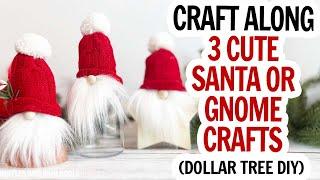 Dollar Tree Santa Crafts Craft Along / Christmas Crafts to Make and Sell / Easy Christmas Crafts