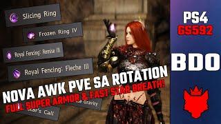 BDO PS4 | NOVA Awakening Infinite SA PVE SKILL Combo & Fast Star Breath (Only 1000SP required)