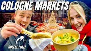 EATING EVERYTHING AT COLOGNE CHRISTMAS MARKETS | Exploring KÖLN Germany Christmas Markets!
