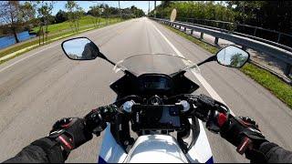 Beginner First Time Testing the DJI Action 3 Camera on a Honda CBR500R Motorcycle – POV Adventure!