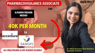 Pharmacovigilance Jobs for Freshers | Earn ₹40,000+ | Pharma, Healthcare & Nursing Students !