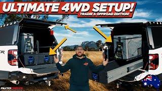 The ULTIMATE 4WD Setup: Tradies/Off-road Enthusiast Edition! Ute Master Canopy + MSA Draws & Fridge!