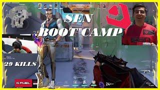 SEN TenZ dou Shroud CHAMBER GAMEPLAY! SEN Boot Camp! VALORANT RADIANT RANKED GAMEPLAY 44