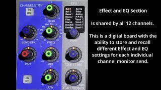 Zoom Livetrak L-12 Basic Tutorial. EQ Section, Headphone mix and Monitor section.