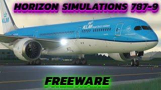 Horizon Simulations Boeing 787-9 Freeware Model Review MSFS 4K