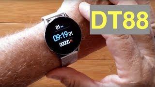 DTNo.1 DT88 IP68 Waterproof Sports/Business/Dress Health Smartwatch: Unboxing and 1st Look