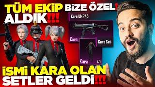 OHA! SONUNDA BİZE ÖZEL SET ve ÖZEL UMP GELDİ! OYUN İÇİ İSMİ KARA! (İNANAMADIM) PUBG Mobile