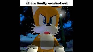 Tails crashes out #sonic #memes