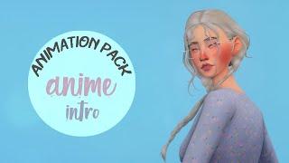 Anime intro animation pack | Sims 4