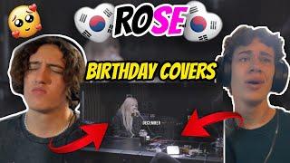 South African React To ROSÉ COVERS !!!  ( Viva La Vida , December , Don't Look Back In Anger ! )