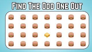 Find The ODD One Out ️ || Spot The Difference (Emoji Quiz)