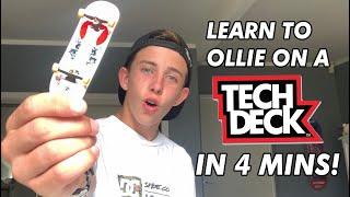 HOW TO OLLIE ON A TECH DECK | EASIEST WAY 2.0