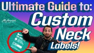 Custom Neck Labels Must Knows | AA Print Supply