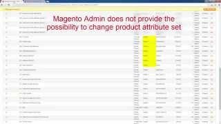 How to Massively Change Magento Product Attribute Set, by eMagicOne