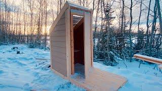 FINALLY Building an Outhouse at the Offgrid Property