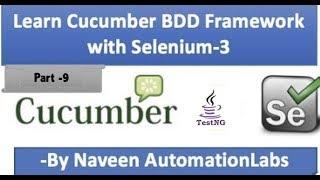 Cucumber BDD with TestNG Framework - Part 9
