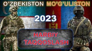 O'zbekiston va Mo'g'uliston harbiy taqqoslash || Mongoliya va O'zbekiston harbiy solishtirish