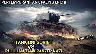 SKILL DEWA KOMANDAN TANK‼️ SATU TANK UNI SOVIET MELAWAN PULUHAN TANK PANTHER NAZ1 || KUPAS FILM