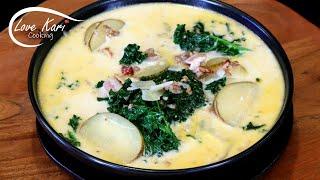 Olive Garden's Zuppa Toscana Soup Recipe Como Hacer Sopa Toscana