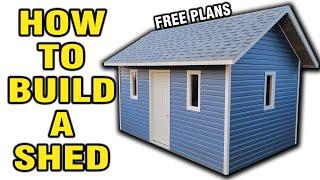 How to Build a Shed (Start to Finish)