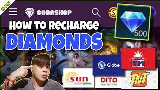 PINAKABAGO! PAANO MAG RECHARGE NG DIAMONDS SA ML GAMIT ANG LOAD TUTORIAL