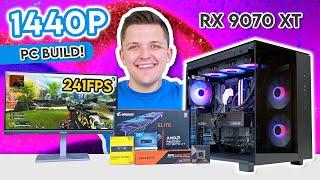 Awesome RX 9070 XT Gaming PC Build 2025!  [Full 1440p Build Guide w/ Benchmarks]