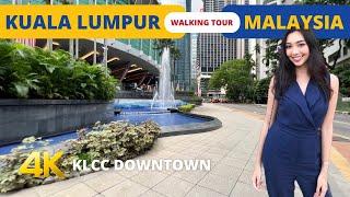  KUALA LUMPUR Malaysia WALKING AROUND in downtown KLCC 4k