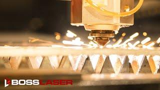 Bosslaser | Fiber Laser Cutting 9.5mm  Aluminum