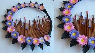 Beautiful Paper  Wall Hanging - Paper Craft - DIY Wall Decor - Paper Flower