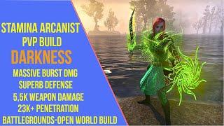 ESO Stamina Arcanist PVP Build - Darkness - Necrom