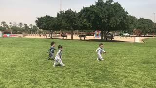 Triplets at park