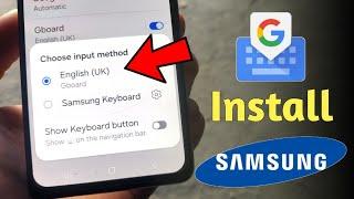 HOW TO SET GOOGLE KEYBOARD (GBAORD) ON SAMSUNG PHONE (2025)