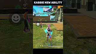 Kassie Character Ability After Update  Free Fire Kassie Character Skill Change #shortsfeed #shorts