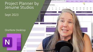 Review of OneNote Project Management Planner from Jenuine Studios