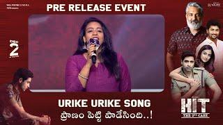 Urike Urike Song Live Performance By Singer Sri Lekha At Hit 2 Pre Release Event