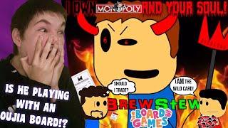 Playing Board Games With @brewstew Can Be EVIL!{Board Games}REACTION