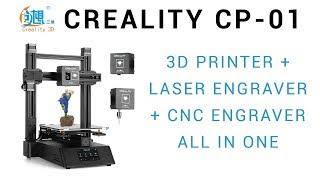 Beta testing the Creality CP-01: 3D printer + laser + CNC all in one