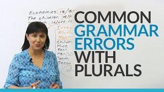 Common English Grammar Errors with Plurals