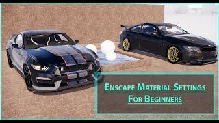 Enscape Materials for Beginners (Keywords,Bump,Emessive)