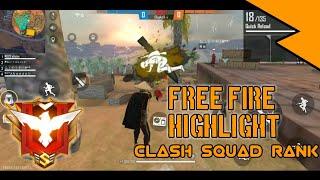 FREE FIRE HIGHLIGHT CLASH SQUAD - RANK MASTER || Egi gaming