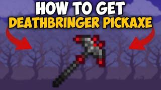 How To Get Deathbringer pickaxe in Terraria 1.4.4.9 | Deathbringer pickaxe Terraria