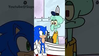 Sonic Orders At The Krusty Krabs