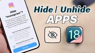 iOS 18: How to Hide Apps on iPhone!